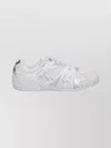 Marc Jacobs Low Top Sneakers With Mesh Upper And Metallic Accents In White