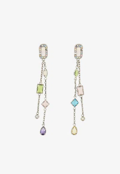 Marc Jacobs Luxe Gem Drop Earrings In Multicolor