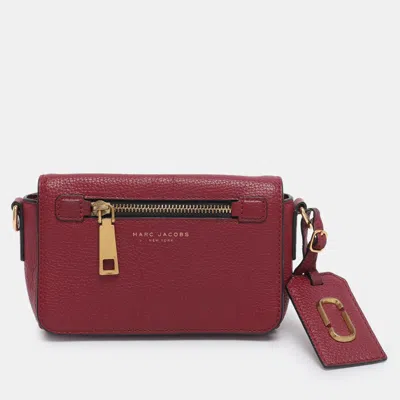 Pre-owned Marc Jacobs Magenta Leather Gotham Crossbody Bag In Pink