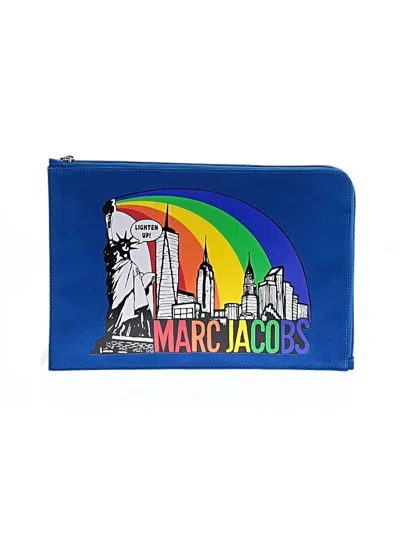 Pre-owned Marc Jacobs Makeup Bag In Blue