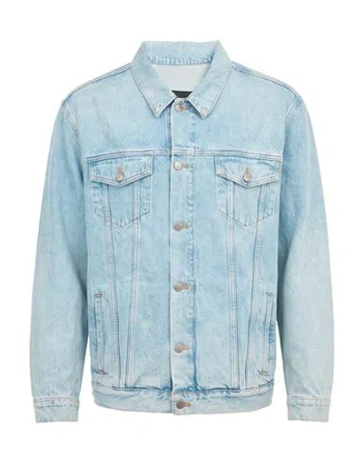 Marc Jacobs Man Denim Outerwear Blue Size M Cotton