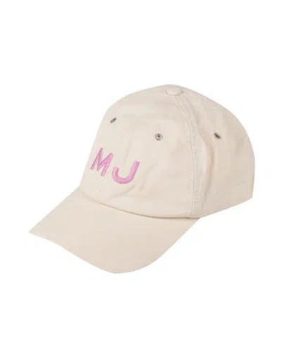 Marc Jacobs Man Hat Ivory Size Onesize Cotton In White