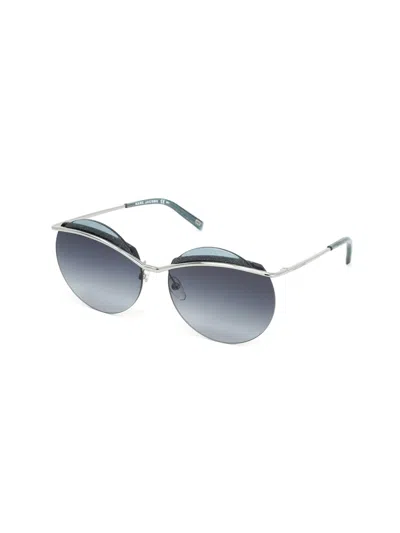 Marc Jacobs Marc 102/s Round Sunglasses In Silver