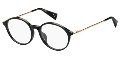 Marc Jacobs Marc 260/f Vestibilità Orientale 807 Occhiali Da Vista Neri Per Donna (solo Montatura) In Black