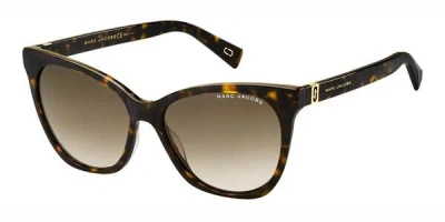 Marc Jacobs Marc 336/s 086/ha Women's Sunglasses Tortoiseshell Size 56 In Brown