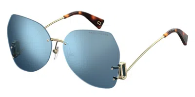 Marc Jacobs Marc 373/s Pjp/2y Women's Sunglasses Gold Size 63