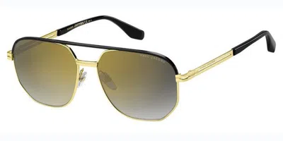 Marc Jacobs Marc 469/s Rhl/fq Occhiali Da Sole Oro Per Uomo In Brown