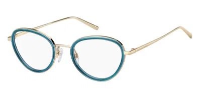 Marc Jacobs Marc 479 Oga Men's Glasses Gold Size 50 - Free Lenses - Blue Light Block Available In Gold,teal Blue