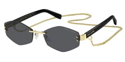 Marc Jacobs Marc 496/s Air Rhl/ir Occhiali Da Sole Oro Per Donna In Gold