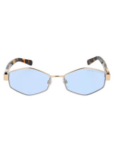 Marc Jacobs Gold Metal Sunglasses
