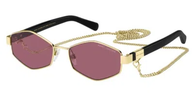 Marc Jacobs Marc 496/s Y11/vc Women's Sunglasses Gold Size 55