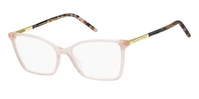 Marc Jacobs Marc 544 Fwm Women's Glasses Pink Size 54 - Free Lenses - Blue Light Block Available In Transparent Nude Pink