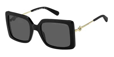Marc Jacobs Marc 579/s 807/ir Occhiali Da Sole Neri Per Donna In Black