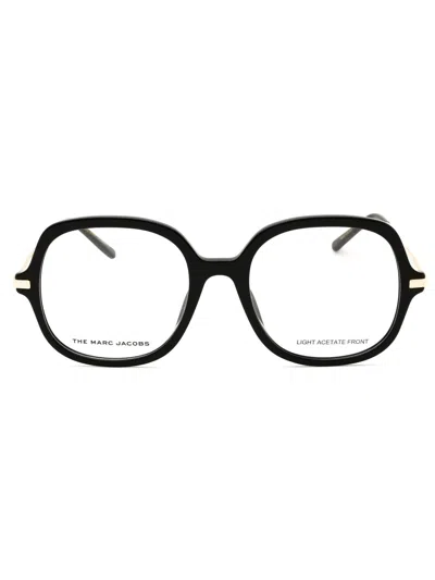 Marc Jacobs Marc 616 Eyeglasses In Black/clear Demo Lens