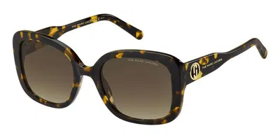 Marc Jacobs Marc 625/s 086/ha Women's Sunglasses Tortoiseshell Size 54 In Brown