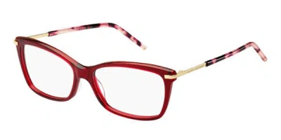 Marc Jacobs Marc 63 Uab Women's Glasses Red Size 54 - Free Lenses - Blue Light Block Available In Burgundy
