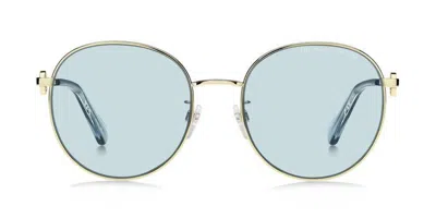 Marc Jacobs Marc 631/g/s Asian Fit Qwu/ku Women's Sunglasses Gold Size 56