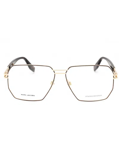 Marc Jacobs Marc 635 Men's Rectangular Eyeglasses In Brown