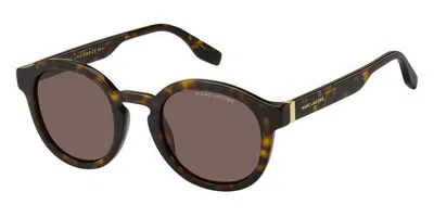 Marc Jacobs Marc 640/s 086/70 Men's Sunglasses Tortoiseshell Size 50 In Brown
