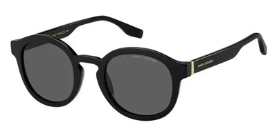 Marc Jacobs Marc 640/s 807/ir Men's Sunglasses Black Size 50