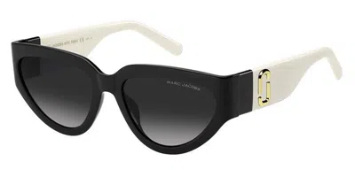 Marc Jacobs Marc 645/s 80s/9o Women's Sunglasses Black Size 57 In Multi