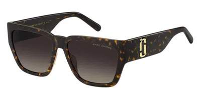 Marc Jacobs Marc 646/s 086/ha Women's Sunglasses Tortoiseshell Size 57 In Brown