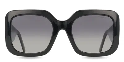 Marc Jacobs Marc 647/s 08a/wj Women's Sunglasses Black Size 53