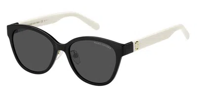 Marc Jacobs Marc 648/g/s Asian Fit 80s/ir Women's Sunglasses Black Size 55