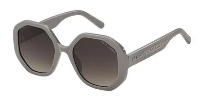 Marc Jacobs Marc 659/s Kb7/ha Women's Sunglasses Grey Size 53 In Gray