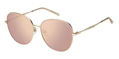 Marc Jacobs Marc 664/g/s Asian Fit Eyr/k1 Women's Sunglasses Rose-gold Size 59