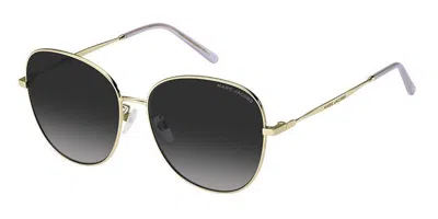 Marc Jacobs Marc 664/g/s Asian Fit Hzj/9o Women's Sunglasses Gold Size 59