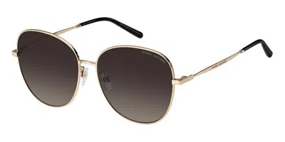 Marc Jacobs Marc 664/g/s Asian Fit Rhl/ha Women's Sunglasses Gold Size 59