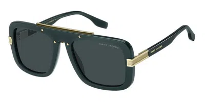 Marc Jacobs Marc 670/s Zi9/ku Men's Sunglasses Green Size 55