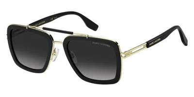 Marc Jacobs Marc 674/s 807/9o Men's Sunglasses Black Size 55 In Multi