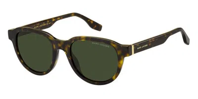 Marc Jacobs Marc 684/s 086/qt Men's Sunglasses Tortoiseshell Size 52 In Brown