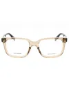 Marc Jacobs Rectangle-frame Glasses In Olive/clear Demo Lens