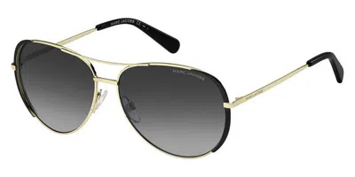 Marc Jacobs Marc 686/s Rhl/9o Women's Sunglasses Black Size 59