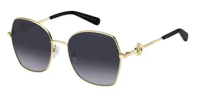 Marc Jacobs Marc 688/s Rhl/9o Women's Sunglasses Gold Size 57 In Multi