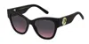 Marc Jacobs Eyewear Cat-eye Frame Sunglasses In Black