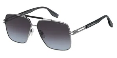 Marc Jacobs Marc 716/s Kb7/98 Men's Sunglasses Gunmetal Size 62 In Gray
