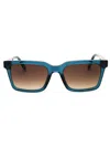Marc Jacobs Rectangle-frame Sunglasses In Blue/brown Gradient