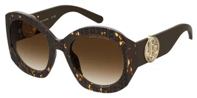 Marc Jacobs Marc 722/s 305/ha Women's Sunglasses Brown Size 56 In Pattern