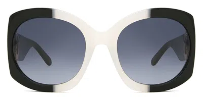 Marc Jacobs Marc 722/s Ccp/9o Women's Sunglasses White Size 56 In Multi