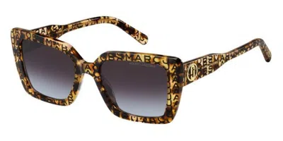 Marc Jacobs Marc 733/s H7p/98 Women's Sunglasses Tortoiseshell Size 52
