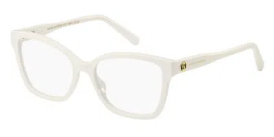 Marc Jacobs Marc 735 Szj Women's Glasses White Size 54 - Free Lenses - Blue Light Block Available In Metallic