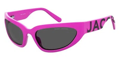 Marc Jacobs Marc 738/s Eww/ir Women's Sunglasses Purple Size 61