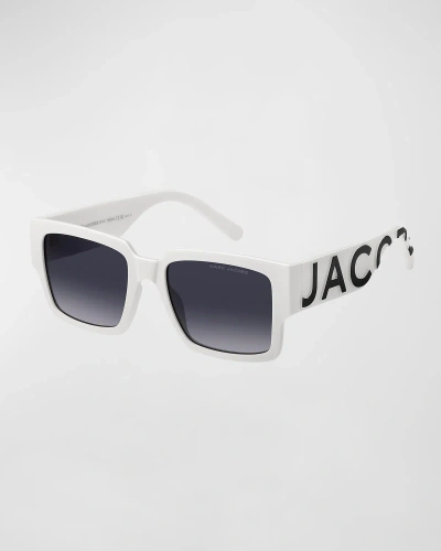 Marc Jacobs Marc 739s Propionate Rectangle Sunglasses In White