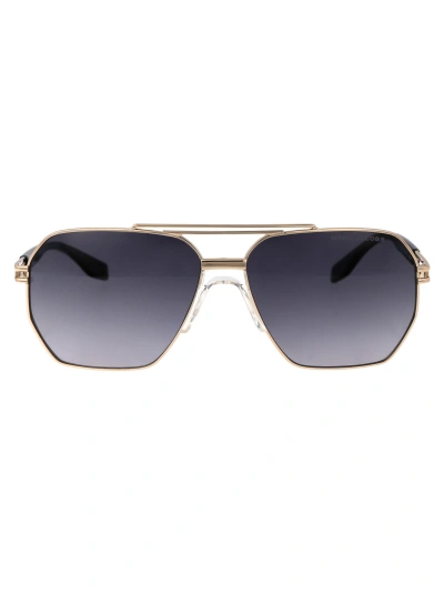 Marc Jacobs Marc 748/s Sunglasses In Rhl9o Gold Blck_