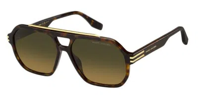 Marc Jacobs Marc 753/s 086/se Men's Sunglasses Tortoiseshell Size 58 In Brown