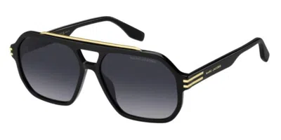 Marc Jacobs Marc 753/s 807/9o Men's Sunglasses Black Size 58